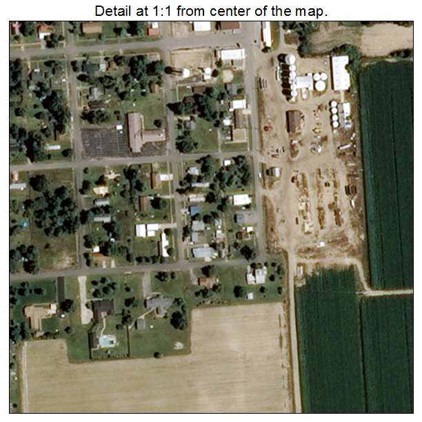 Risco, Missouri aerial imagery detail