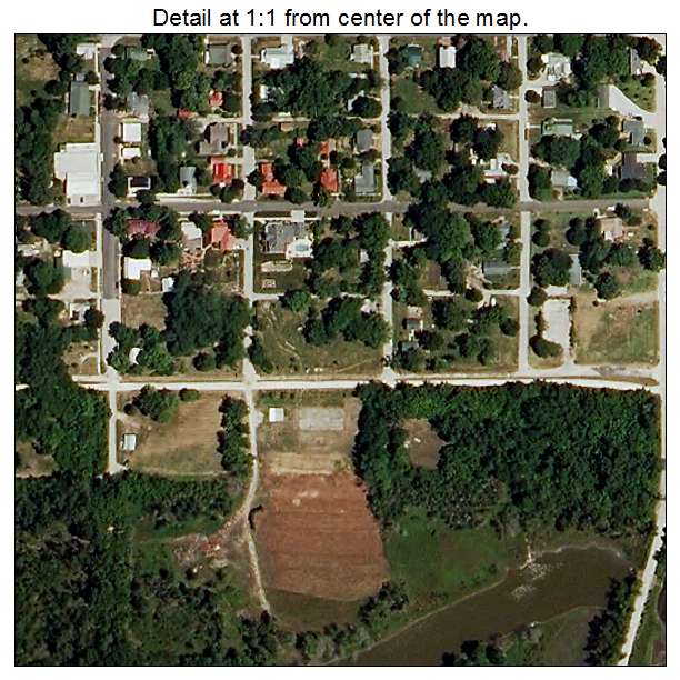 Rocheport, Missouri aerial imagery detail