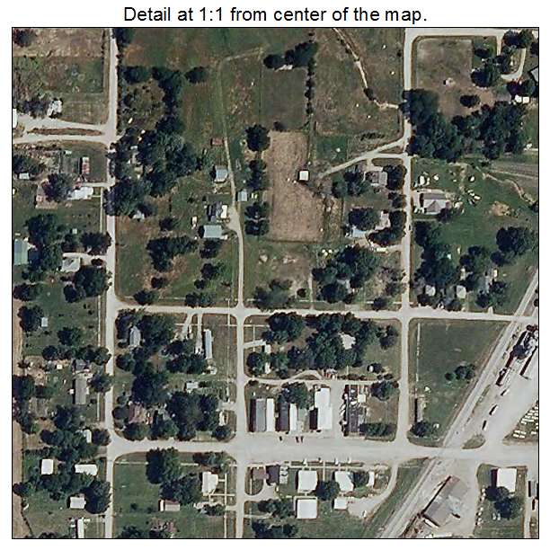 Rockville, Missouri aerial imagery detail
