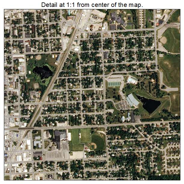 Rolla, Missouri aerial imagery detail