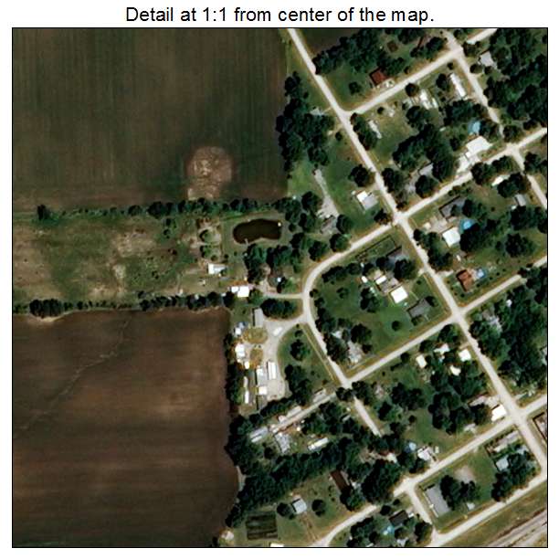 Rush Hill, Missouri aerial imagery detail