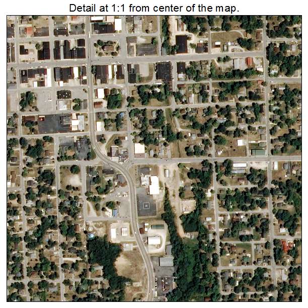 Salem, Missouri aerial imagery detail