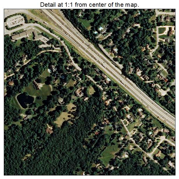 Sappington, Missouri aerial imagery detail