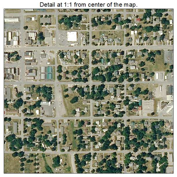 Savannah, Missouri aerial imagery detail