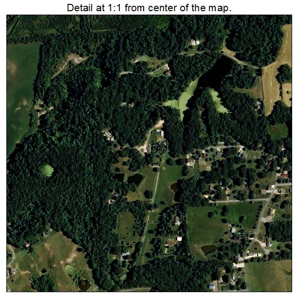 Scott City, Missouri aerial imagery detail