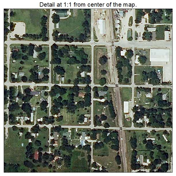 Sheldon, Missouri aerial imagery detail