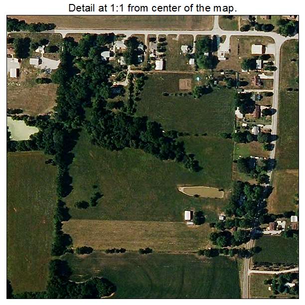 Sibley, Missouri aerial imagery detail