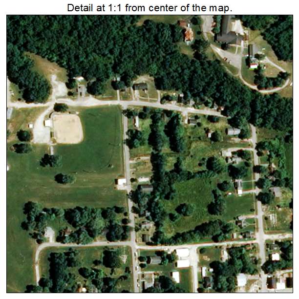 Silex, Missouri aerial imagery detail