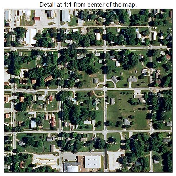 Smithton, Missouri aerial imagery detail