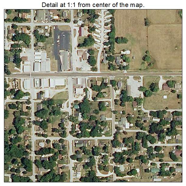 Sparta, Missouri aerial imagery detail