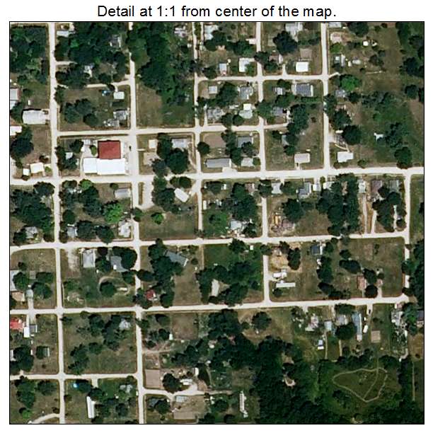 Spickard, Missouri aerial imagery detail