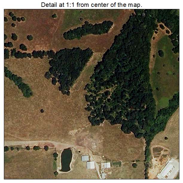 Spokane, Missouri aerial imagery detail