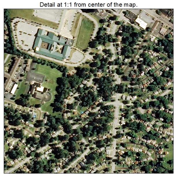 St Ann, Missouri aerial imagery detail