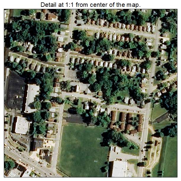 St John, Missouri aerial imagery detail
