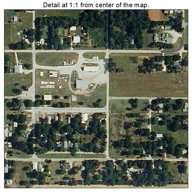 Stark City, Missouri aerial imagery detail