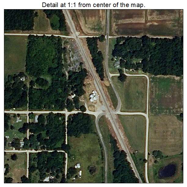 Stotesbury, Missouri aerial imagery detail