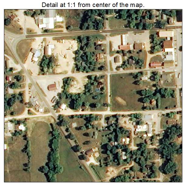 Summersville, Missouri aerial imagery detail