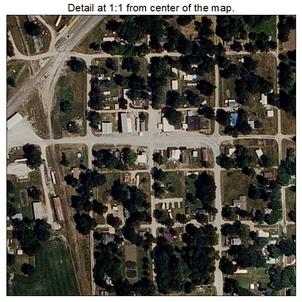 Sumner, Missouri aerial imagery detail