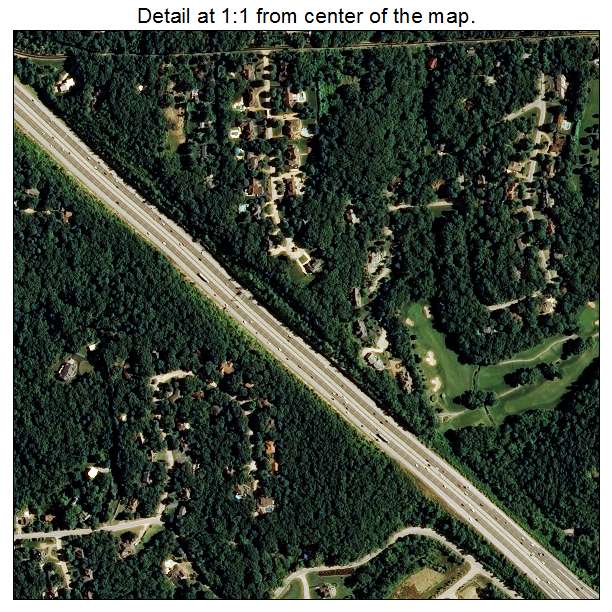 Sunset Hills, Missouri aerial imagery detail