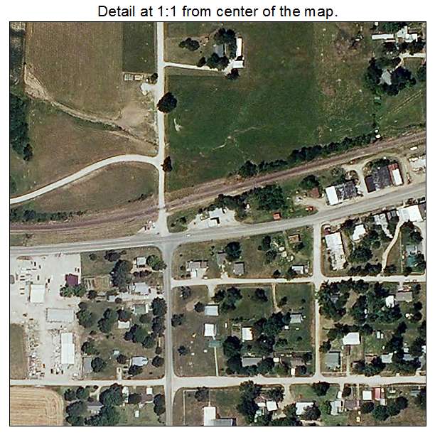 Syracuse, Missouri aerial imagery detail