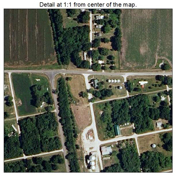 Triplett, Missouri aerial imagery detail