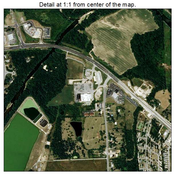 Union, Missouri aerial imagery detail
