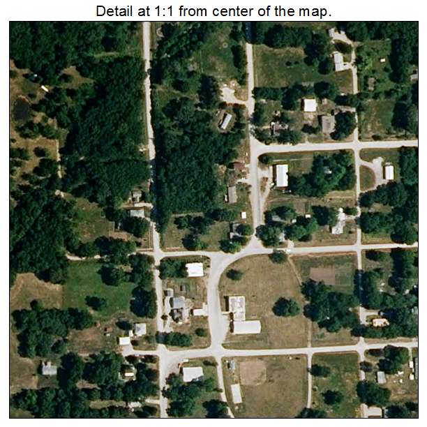 Utica, Missouri aerial imagery detail