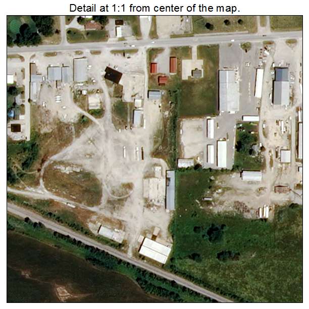Vandiver, Missouri aerial imagery detail