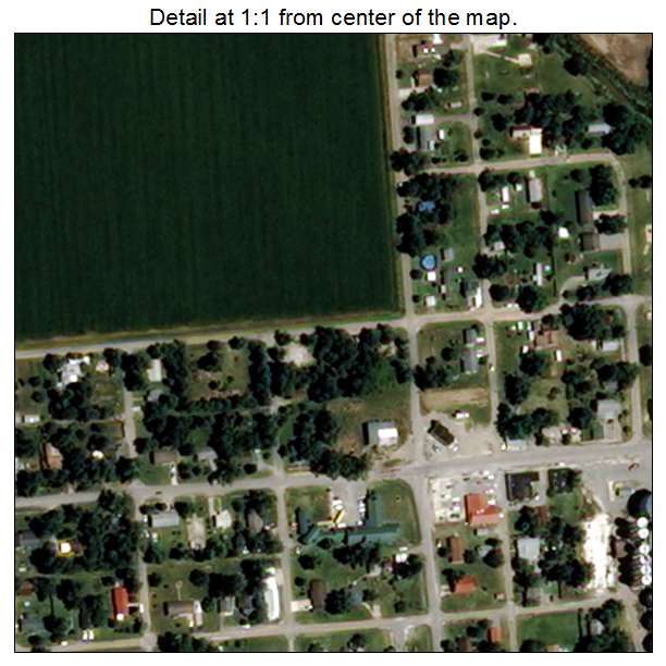 Vanduser, Missouri aerial imagery detail