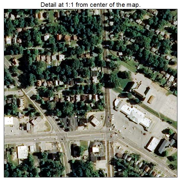 Vinita Terrace, Missouri aerial imagery detail