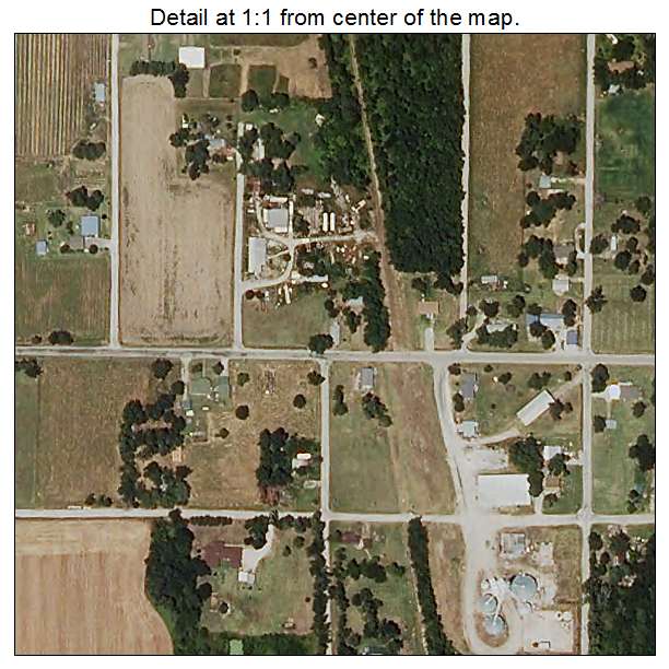 Waco, Missouri aerial imagery detail