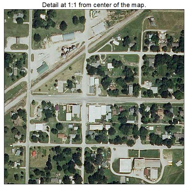 Walker, Missouri aerial imagery detail