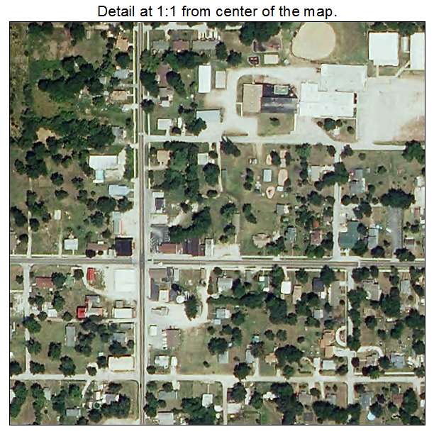Walnut Grove, Missouri aerial imagery detail