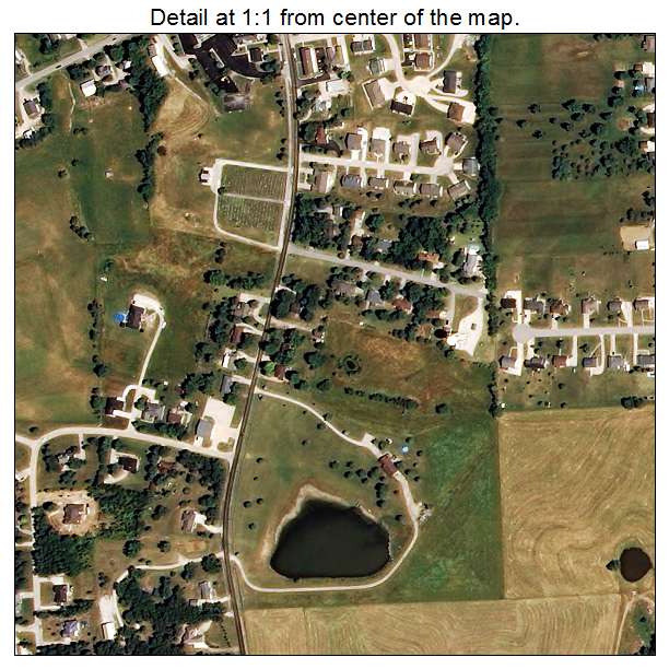 Wardsville, Missouri aerial imagery detail