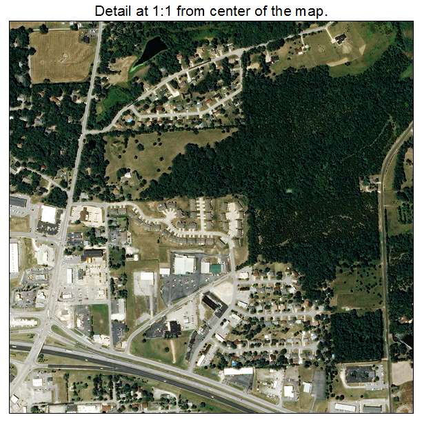 Warrenton, Missouri aerial imagery detail