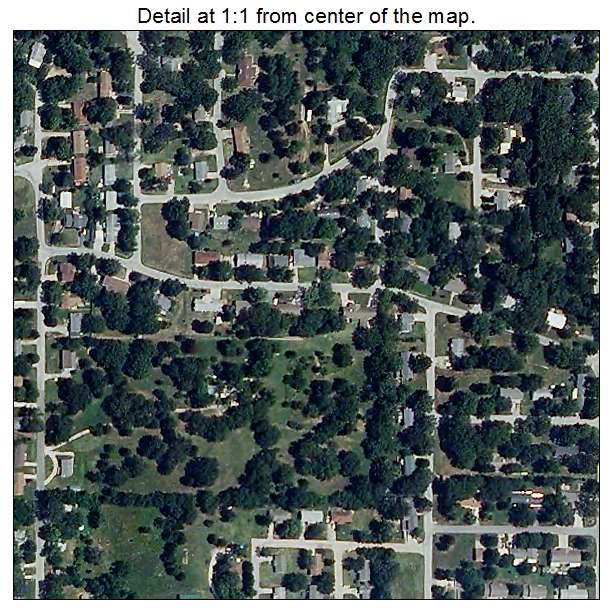 Warsaw, Missouri aerial imagery detail