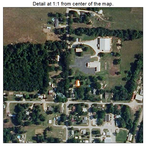 Washburn, Missouri aerial imagery detail