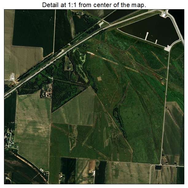 West Alton, Missouri aerial imagery detail
