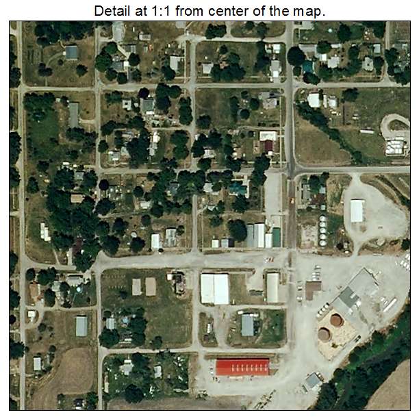 Westboro, Missouri aerial imagery detail