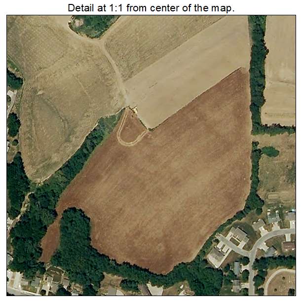 Weston, Missouri aerial imagery detail