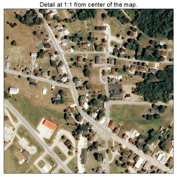 Westphalia, Missouri aerial imagery detail