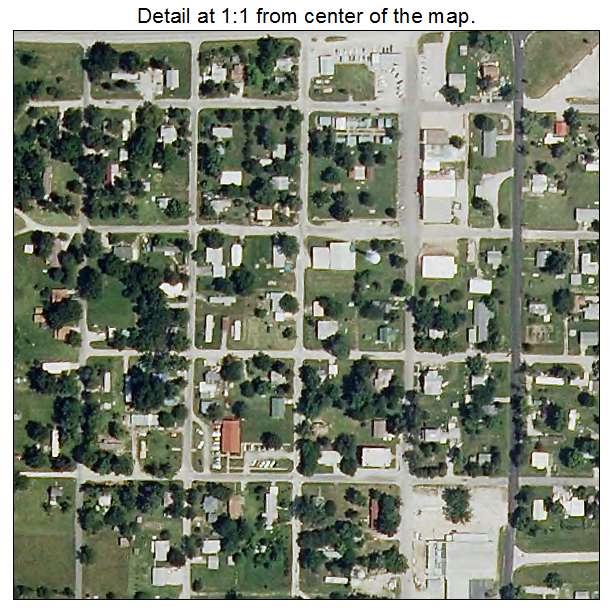 Wheatland, Missouri aerial imagery detail