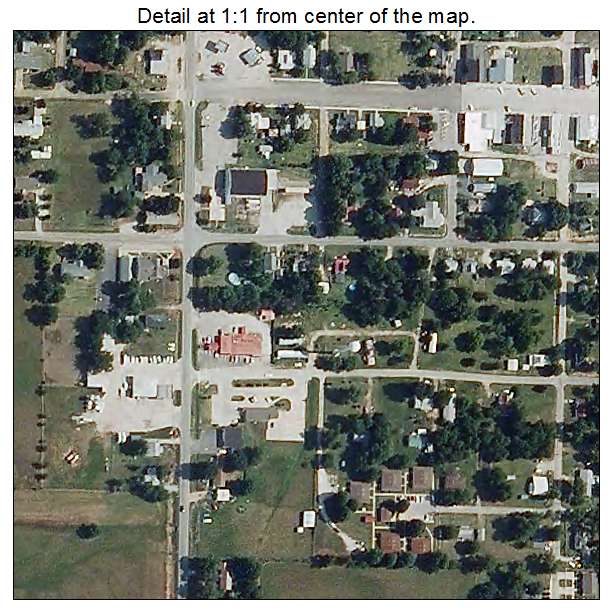 Wheaton, Missouri aerial imagery detail