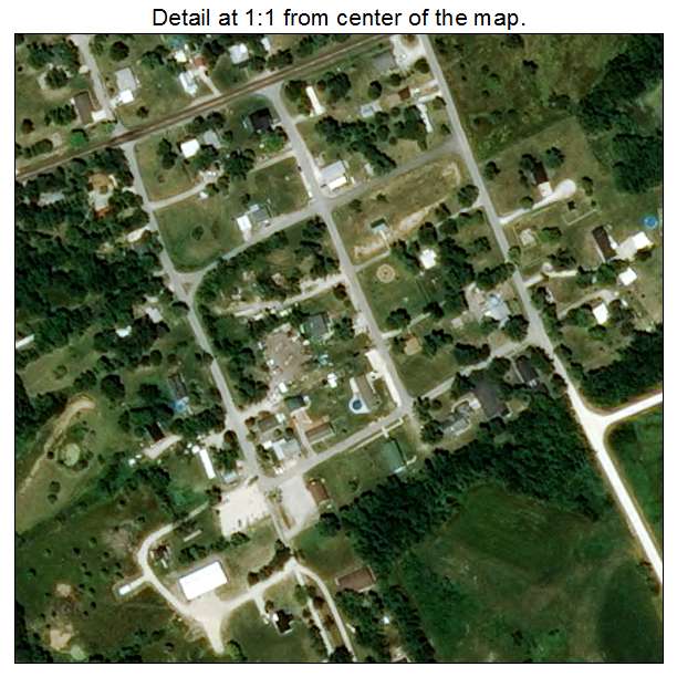 Whiteside, Missouri aerial imagery detail