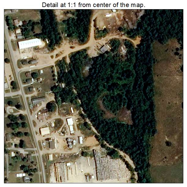 Williamsville, Missouri aerial imagery detail