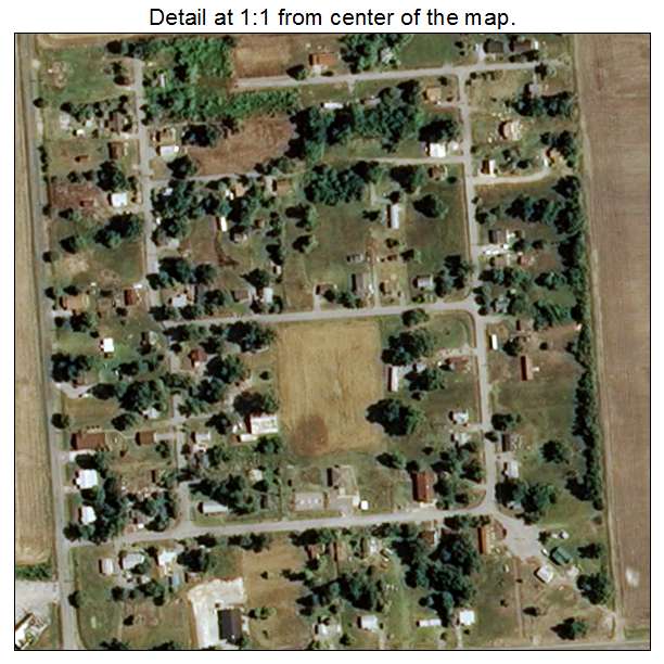 Wilson City, Missouri aerial imagery detail