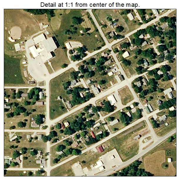Winston, Missouri aerial imagery detail