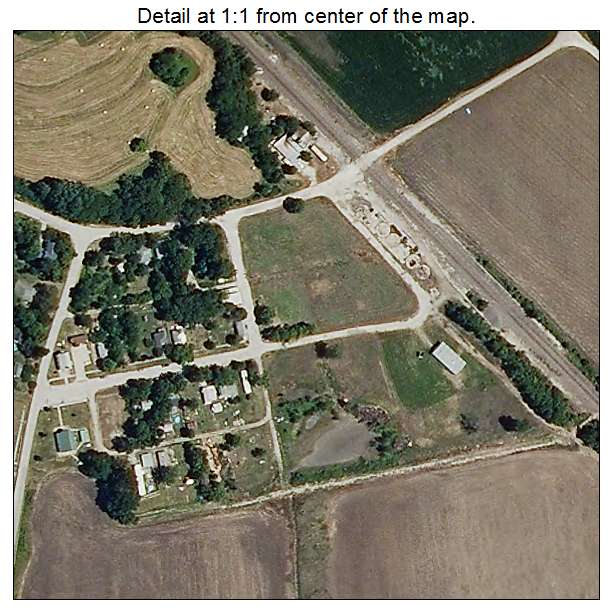 Wooldridge, Missouri aerial imagery detail