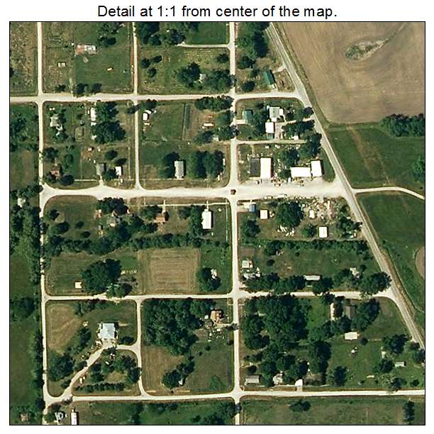 Worth, Missouri aerial imagery detail