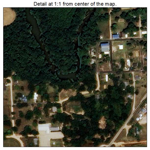 Zalma, Missouri aerial imagery detail